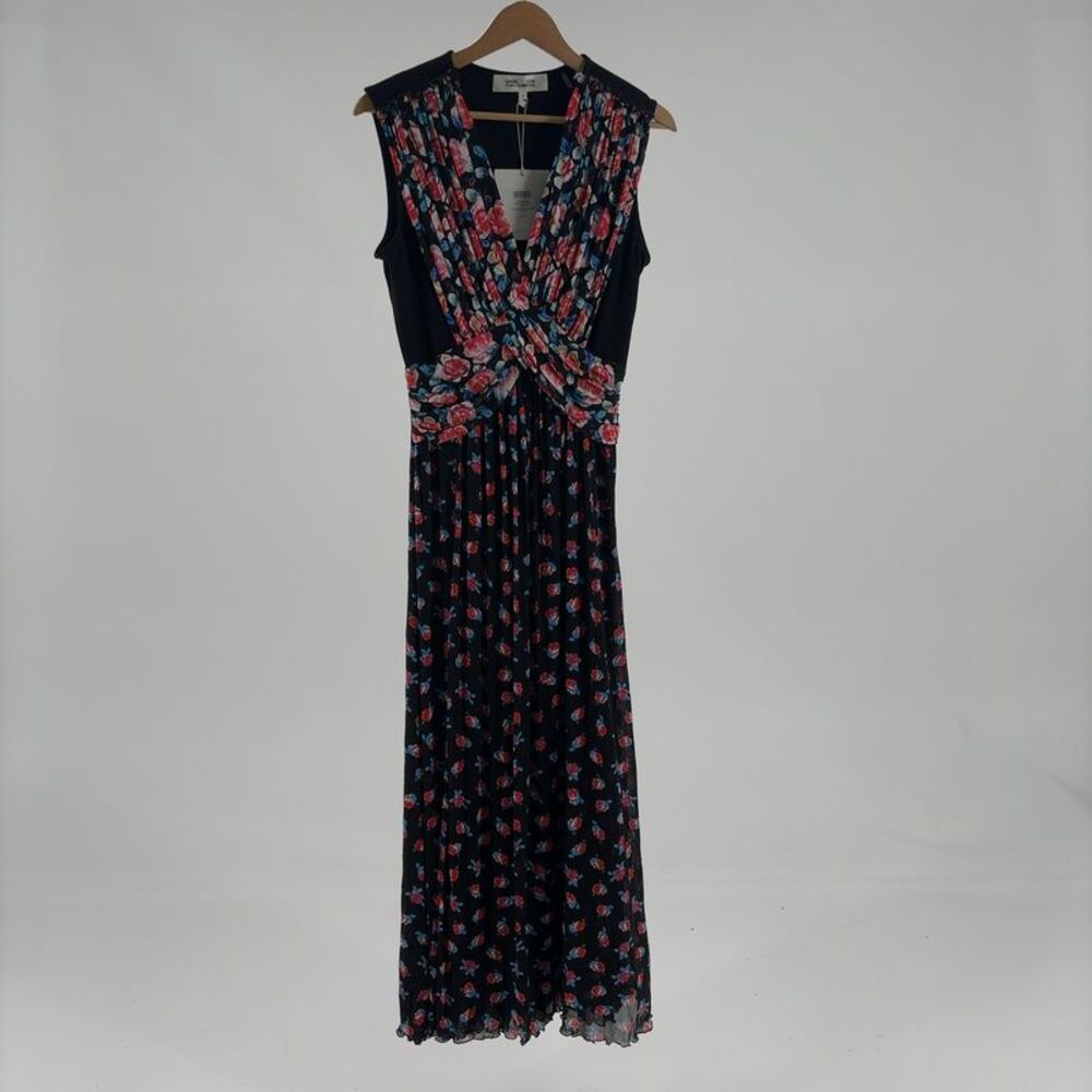 Diane von Furstenberg Marika Dress Black Floral Print